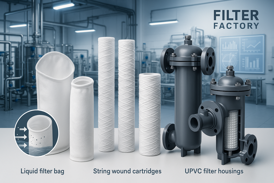 Enhancing Industrial Filtration with Premium Filter Bags, Cartridges & UPVC Housings