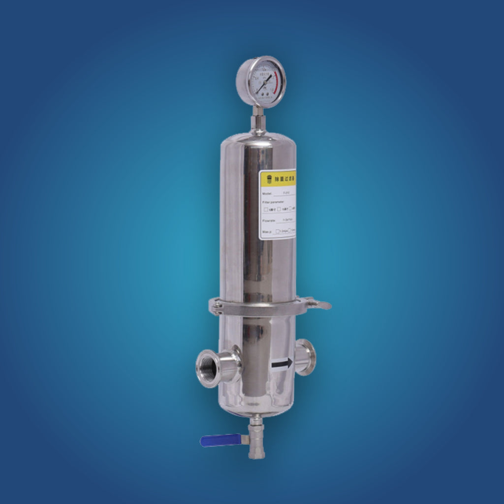 Sterilizing filter series