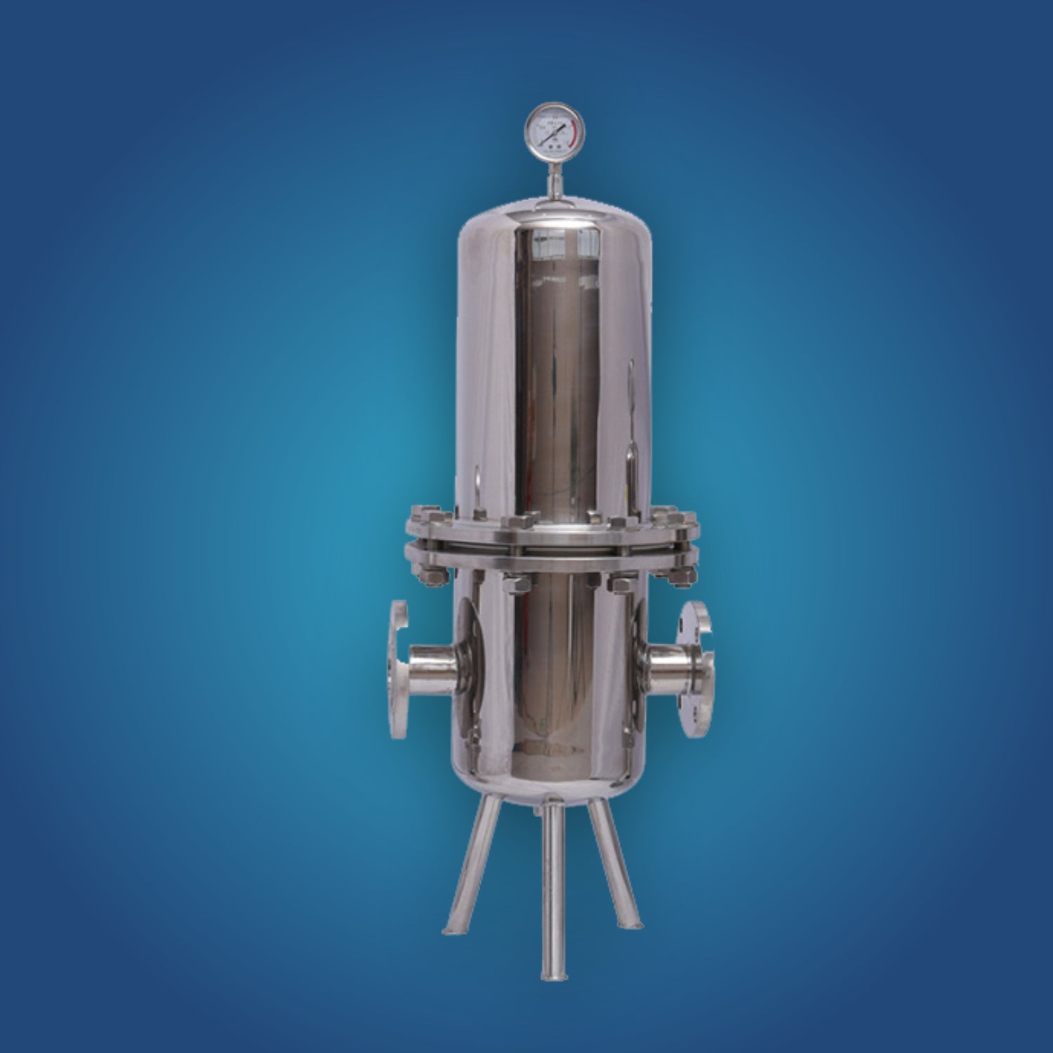 Sterilizing filter series