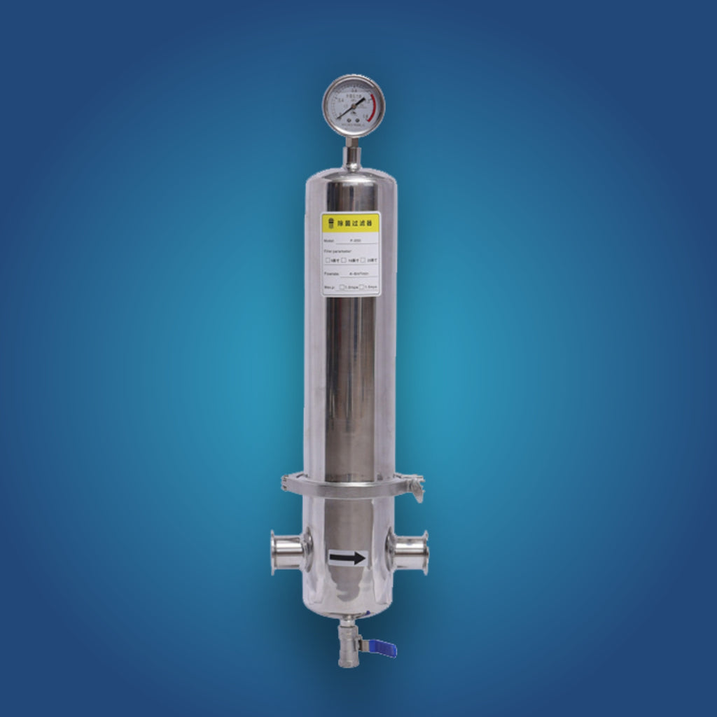 Sterilizing filter series