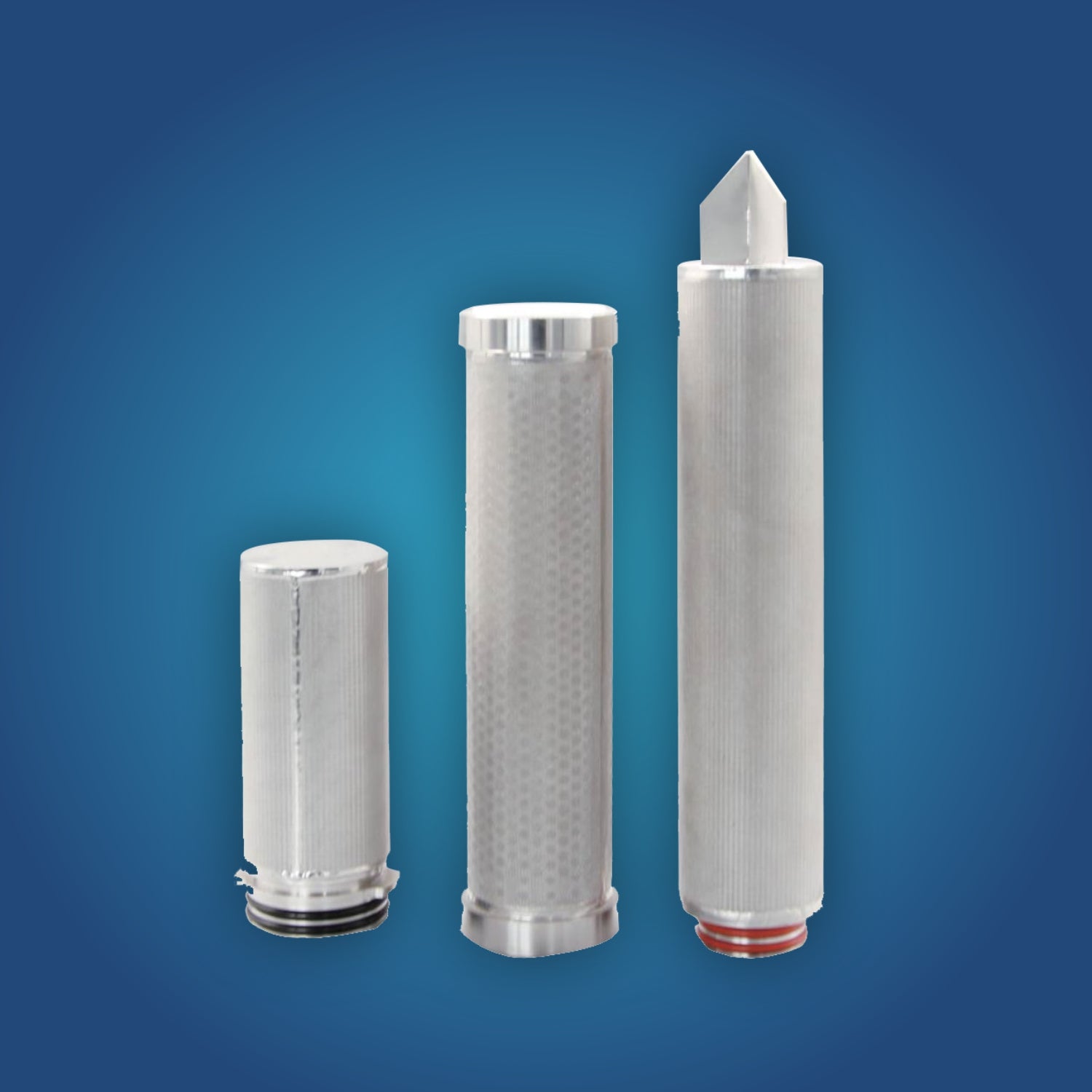 Metal filter cartridge