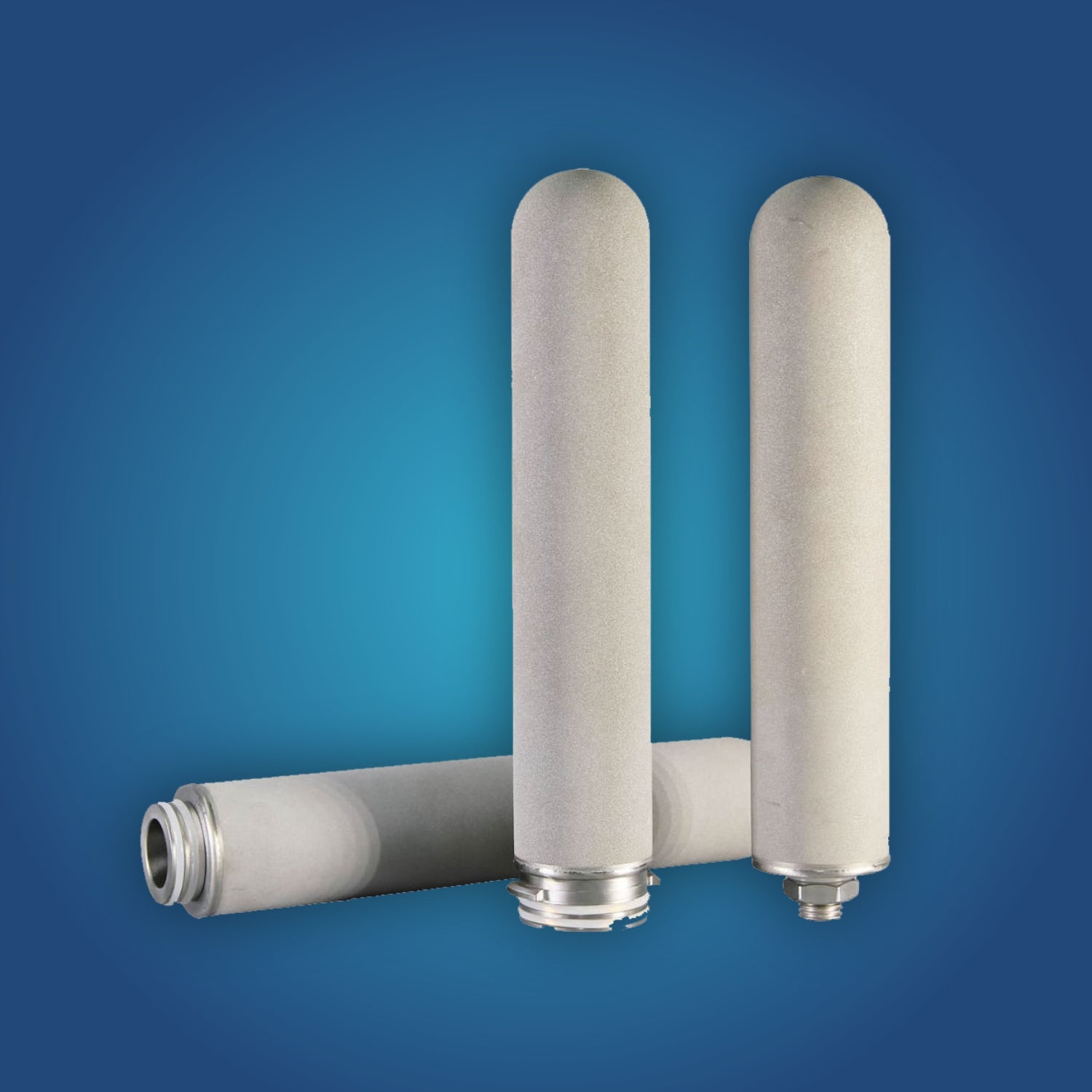 Titanium metal filter cartridge